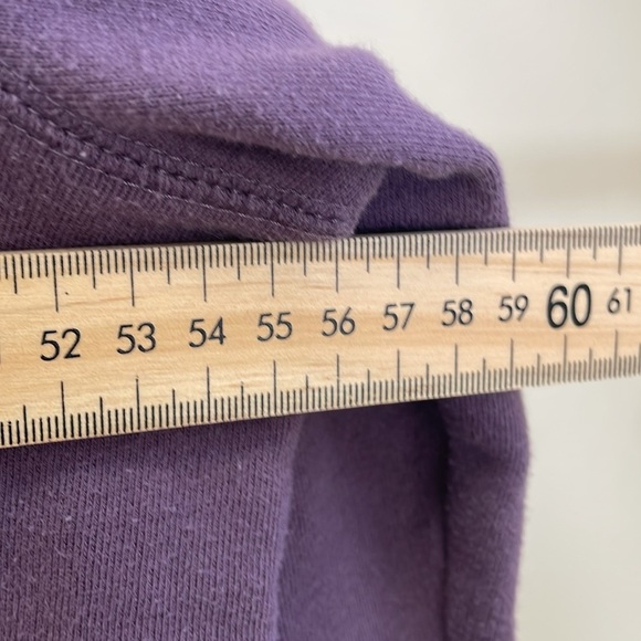 Roots - Classic Pullover Quarter Zip Up Sweat Shirt - Purple - L - Picture 11 of 12